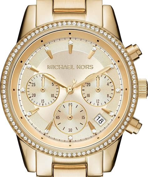 michael kors watches gold buy in macy's|michael kors diamond watches.